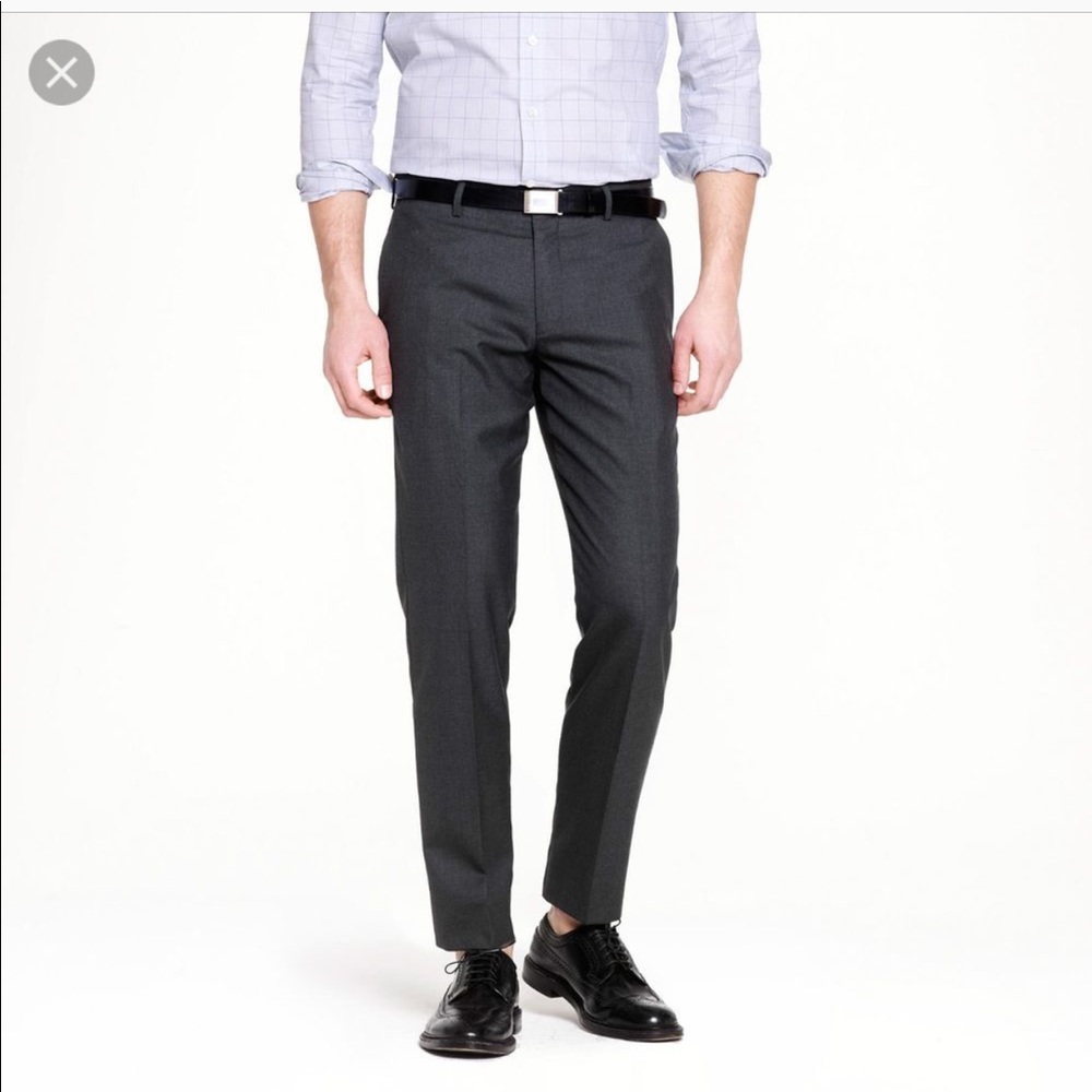 J.Crew Ludlow Pants 43966 gray Wool 31Wx32L crew